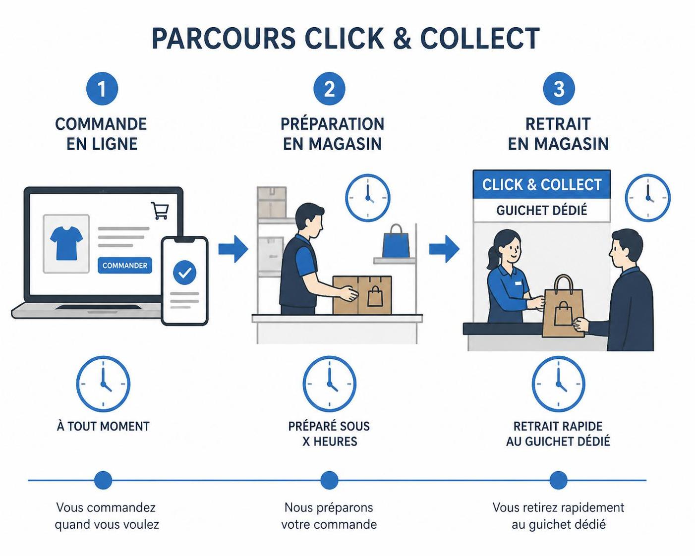 découvrez comment fonctionne le click and collect et quels magasins proposent ce service pratique pour vos achats rapides et sans attente.