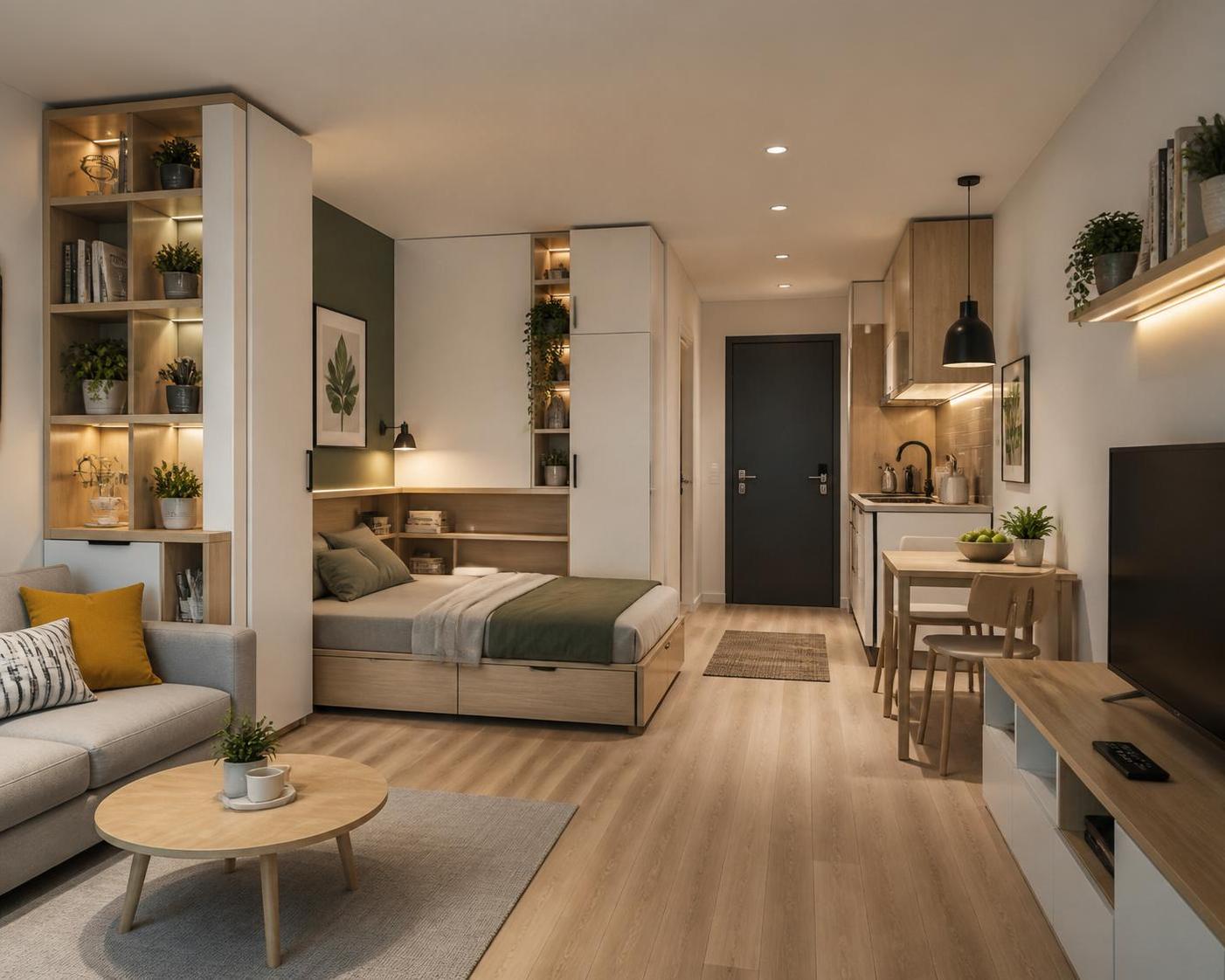 découvrez des astuces ingénieuses pour optimiser l'espace de votre studio grâce à des aménagements malins qui maximisent fonctionnalité et confort.