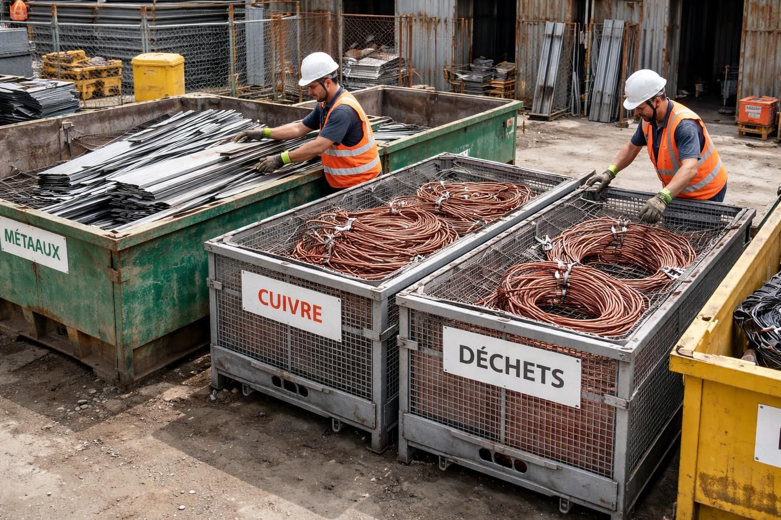 d&eacute;couvrez nos conseils pratiques pour vous d&eacute;barrasser efficacement et de mani&egrave;re responsable des vieux m&eacute;taux issus de vos chantiers, tout en respectant l'environnement.