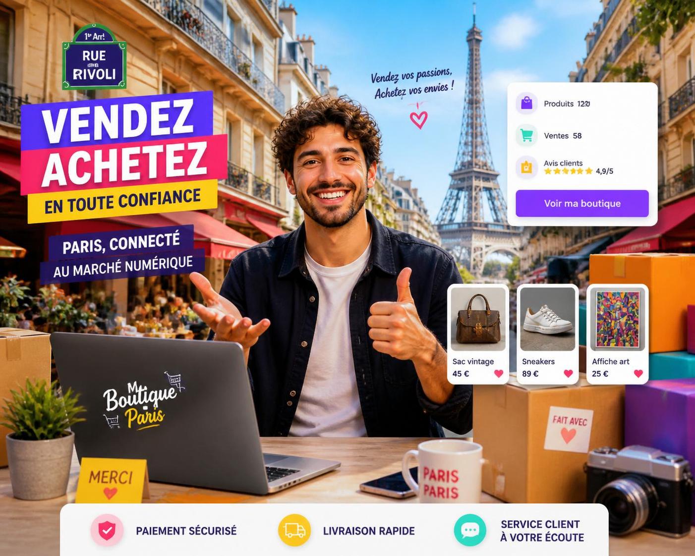 d&eacute;couvrez les meilleures marketplaces &agrave; paris pour vendre efficacement vos produits et toucher une client&egrave;le locale, gr&acirc;ce &agrave; notre s&eacute;lection des plateformes incontournables dans la capitale.