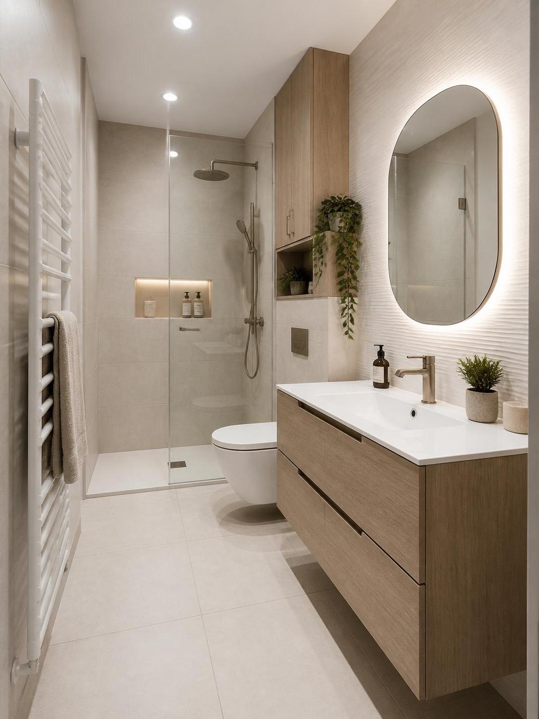 d&eacute;couvrez nos solutions rapides et efficaces pour am&eacute;nager et r&eacute;nover les salles de bain &eacute;troites, optimisant chaque centim&egrave;tre pour un espace fonctionnel et design.