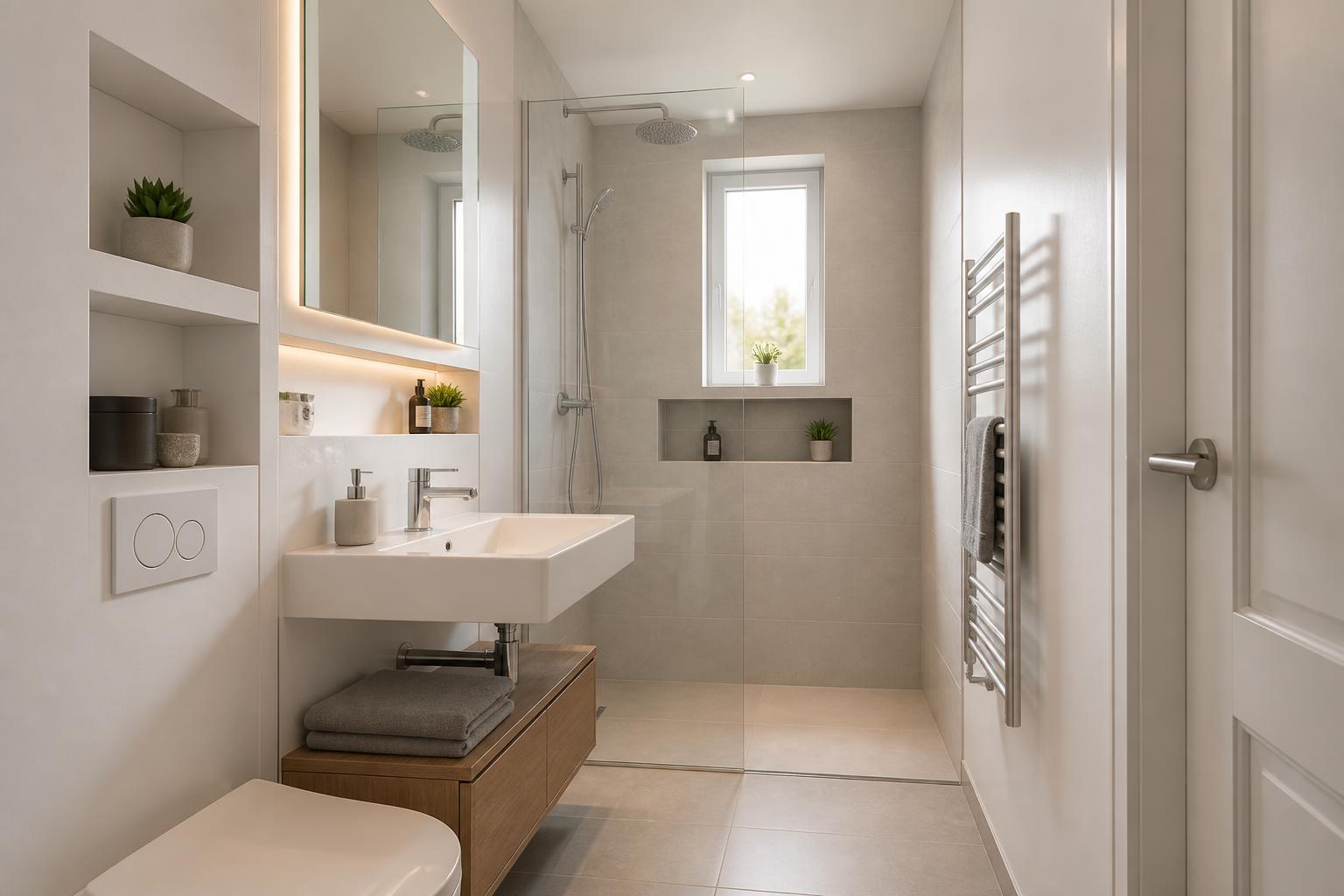 découvrez nos solutions rapides et efficaces pour aménager et rénover vos salles de bain étroites, alliant fonctionnalité et style.