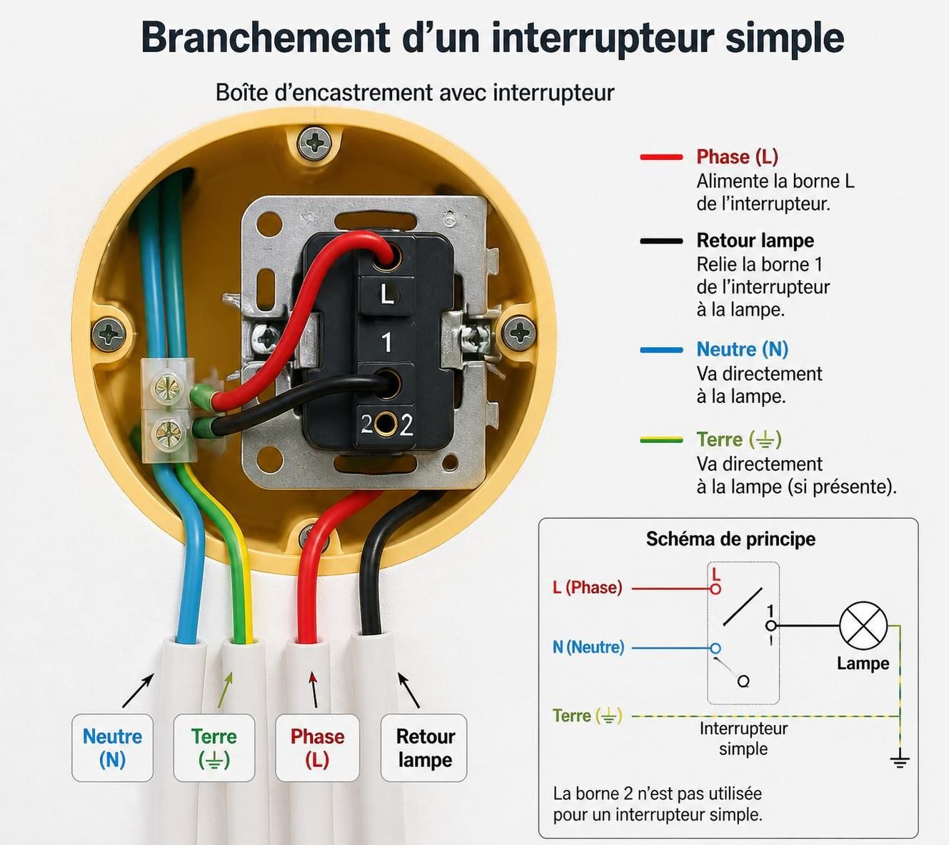 apprenez &agrave; brancher un interrupteur facilement gr&acirc;ce &agrave; notre tutoriel pas &agrave; pas illustr&eacute;, id&eacute;al pour d&eacute;butants et bricoleurs.