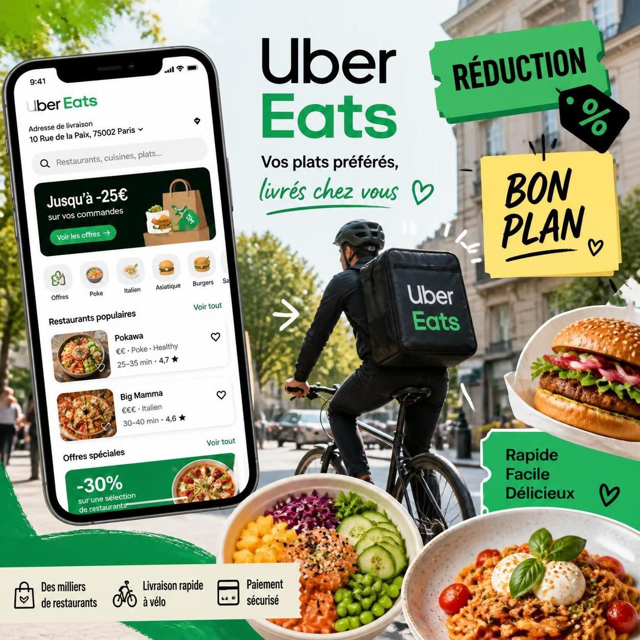 d&eacute;couvrez tous les codes promotionnels uber eats actifs pour &eacute;conomiser sur vos commandes. profitez des meilleurs bons plans et r&eacute;ductions exclusives d&egrave;s aujourd'hui !