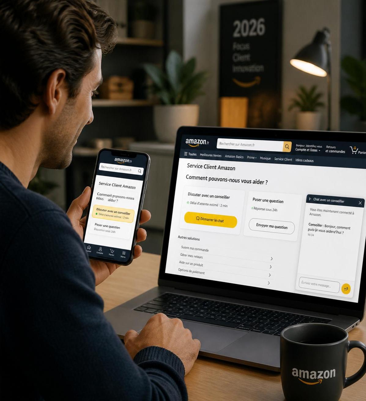 d&eacute;couvrez comment contacter amazon facilement par mail ou t&eacute;l&eacute;phone gr&acirc;ce &agrave; notre guide pas &agrave; pas, pour une assistance rapide et efficace.
