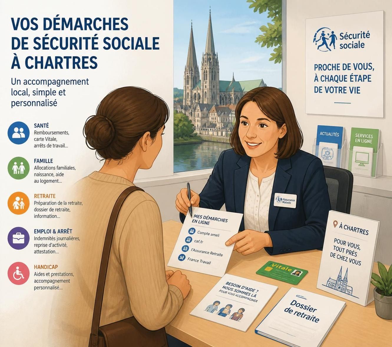 découvrez notre guide complet des démarches locales pour la sécurité sociale à chartres, avec toutes les informations nécessaires pour vos formalités.