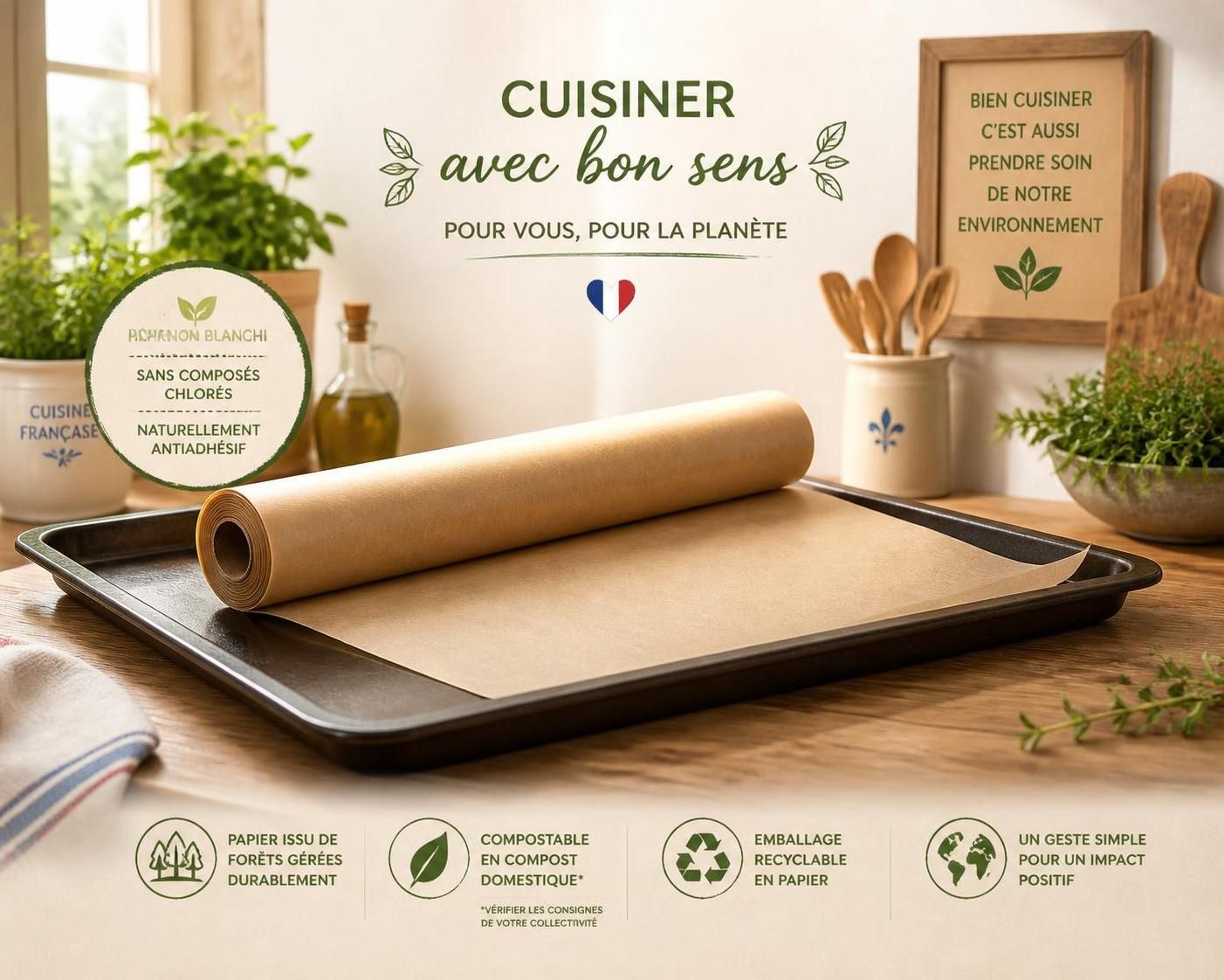 découvrez les usages du papier sulfurisé en cuisine et explorez des alternatives écologiques pour une cuisson respectueuse de l'environnement.