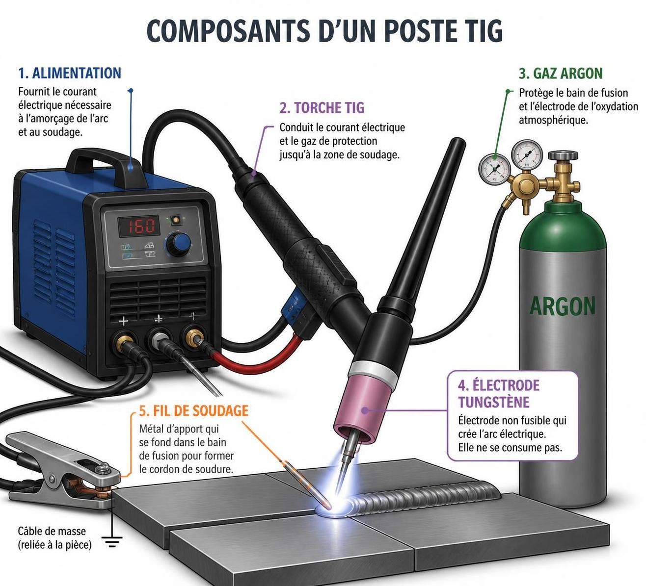 découvrez les bases du soudage tig : principe, équipement nécessaire et techniques adaptées aux débutants pour maîtriser cette méthode précise et efficace.