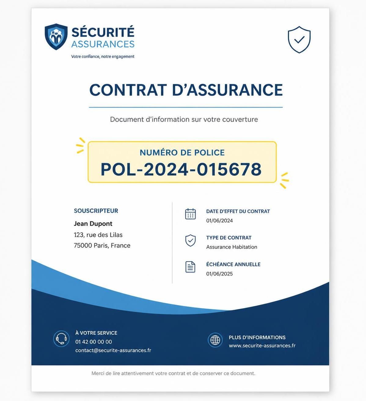 découvrez comment et où trouver le numéro de votre police d'assurance sur vos documents pour faciliter vos démarches administratives et réclamations.